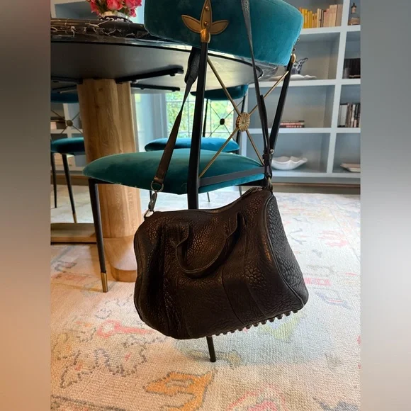 Alexander Wang Black Leather Rocco Bag - Picture 2 of 6